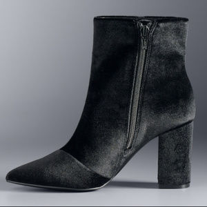 Simply Vera Vera Wang Black Women's Ankle Boots